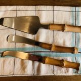Set of bamboo cutlery