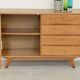 U-458 oak sideboard by Jiri Jiroutek for Interier Praha 1960