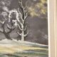 Oil painting on panel Winter Landscape signed Roger Comte