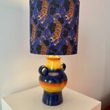 Upcycled table lamp made from an original Dümler & Breiden Pop Art vase.