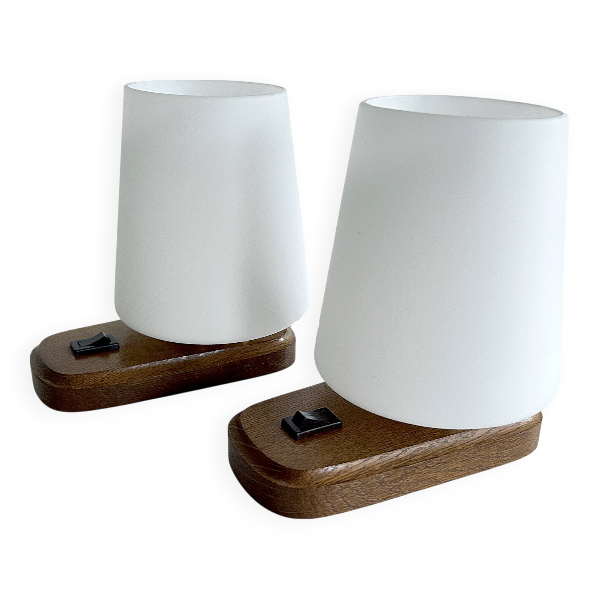 Pair of Scandinavian bedside lamps 60