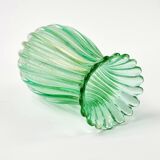 Mid-Century Ribbed Murano Glass Vase by Archimede Seguso for Seguso Vetri d'Arte, Italy, 1950s