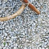 Rattan and bamboo plant holder from the 50s