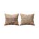 Set of 2 vintage embroidered cushion covers 56x67 cm