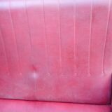 Sofa 2 place skai red