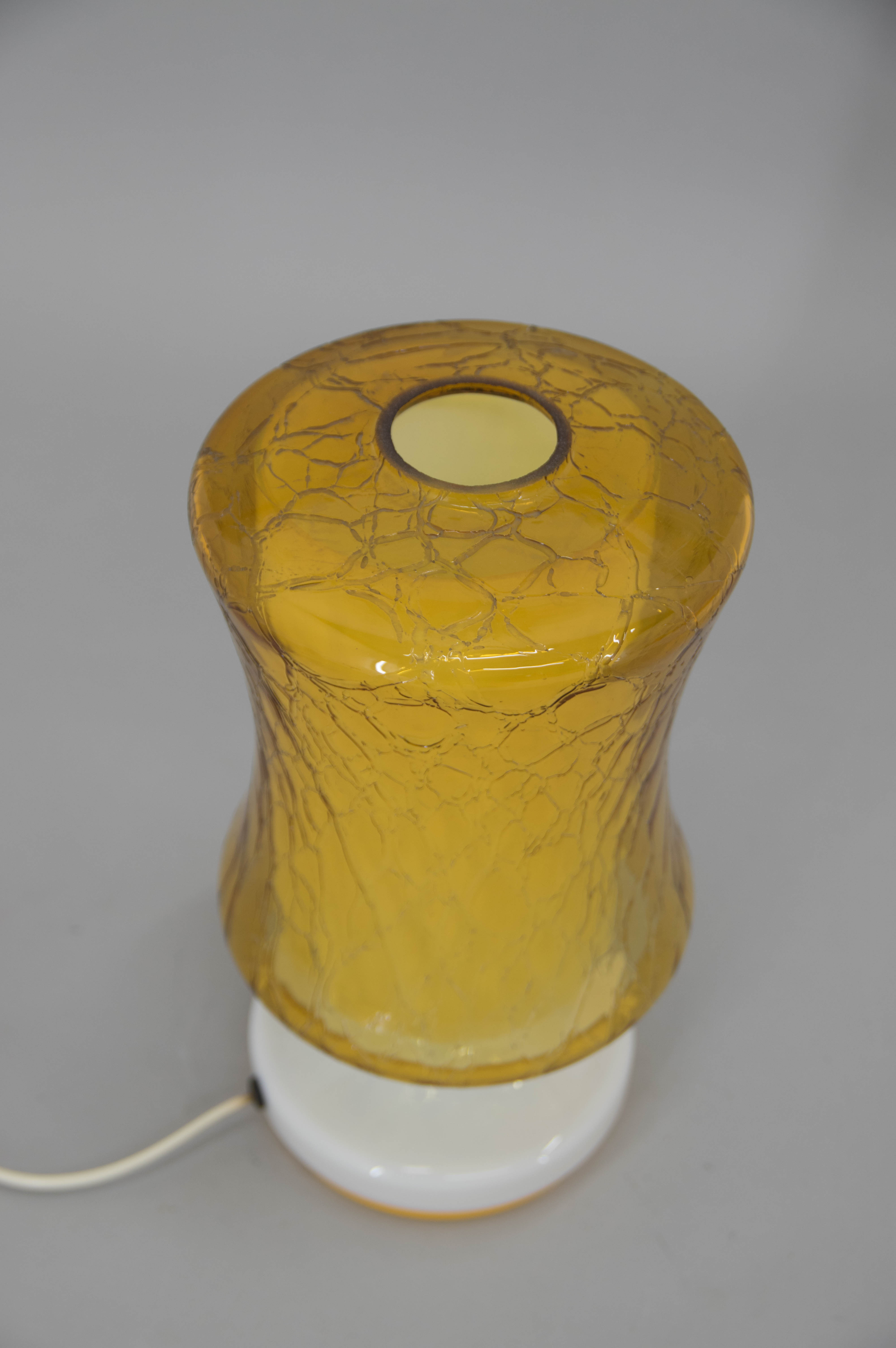 Mid-Century All Glass Table Lamp, 1970s