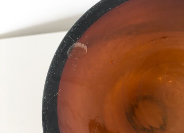 Amber apothecary flask