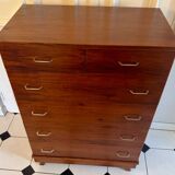Vintage chiffonier with compass feet