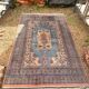 Vintage Persian Moud Carpet Handwoven Wool 240x160 Iran Oriental Old Salon