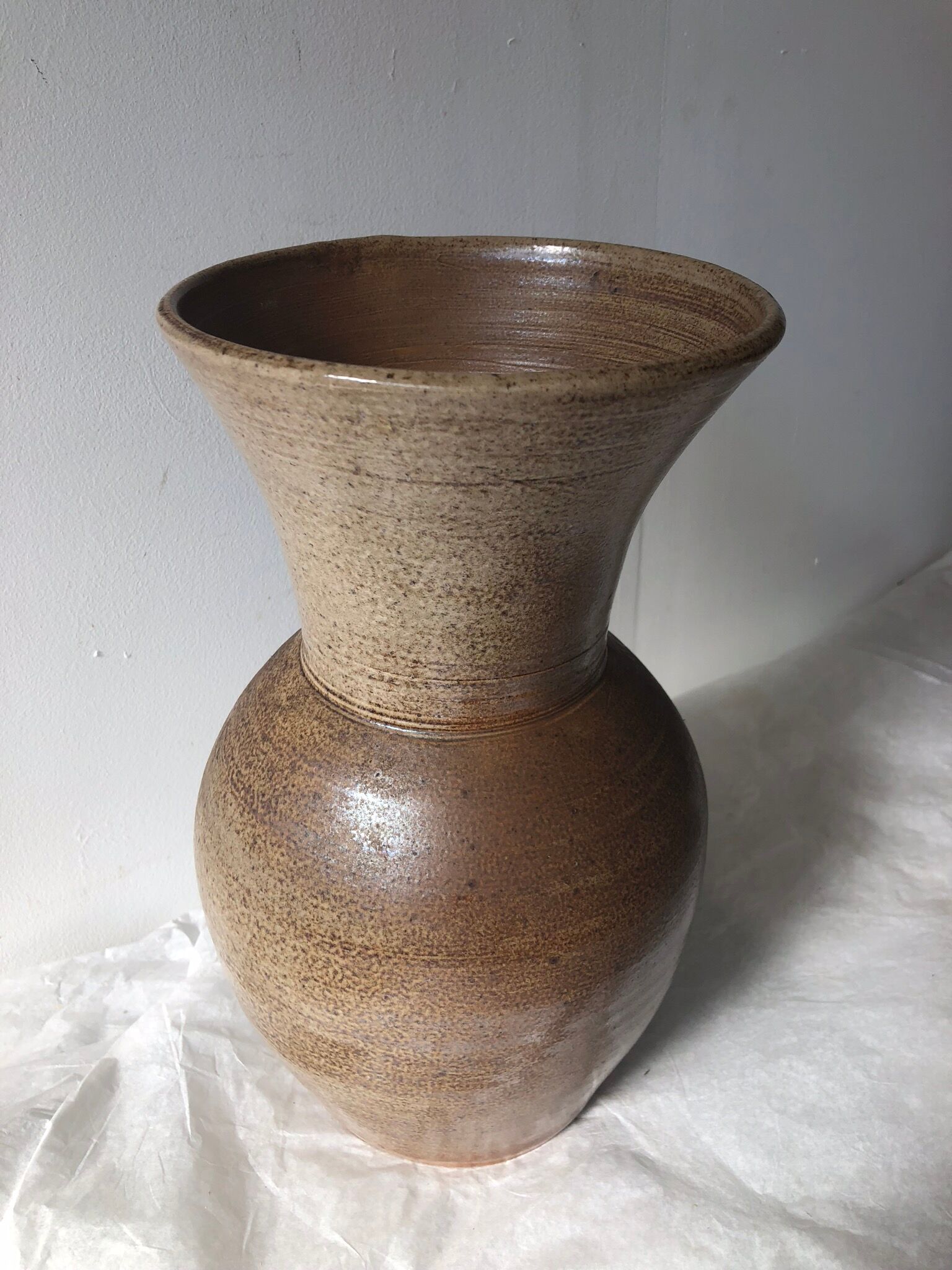 Vintage stoneware vase