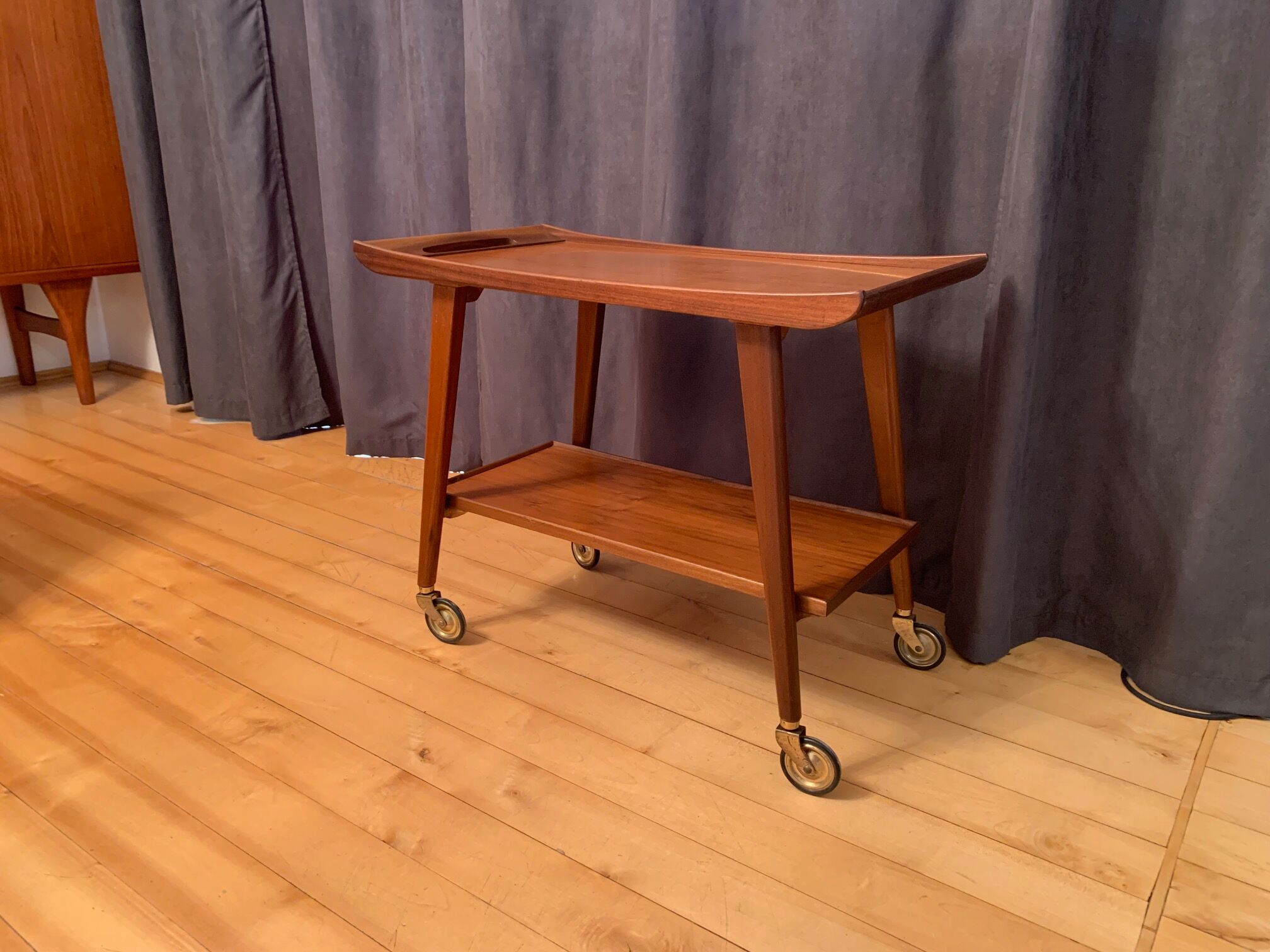 Opal Kleinmöbel bar cart, Germany, 1960s.