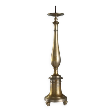 Antique gilded metal candelabrum, Italy, late 19th century