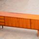 Vintage Scandinavian enfilade 1960