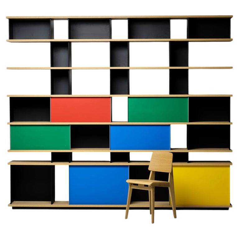 Cassina "Nuage" shelving unit by Charlotte Perriand — numbered edition no. 695