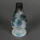 Vase in glass paste Muller Frères Lunéville foot shower floral decor