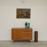 U-458 oak sideboard by Jiri Jiroutek for Interier Praha 1960