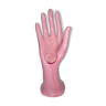 Hand baguier soliflore pink ceramic