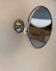 Vintage adjustable chrome mirror, magnifying and illuminating, France 1970