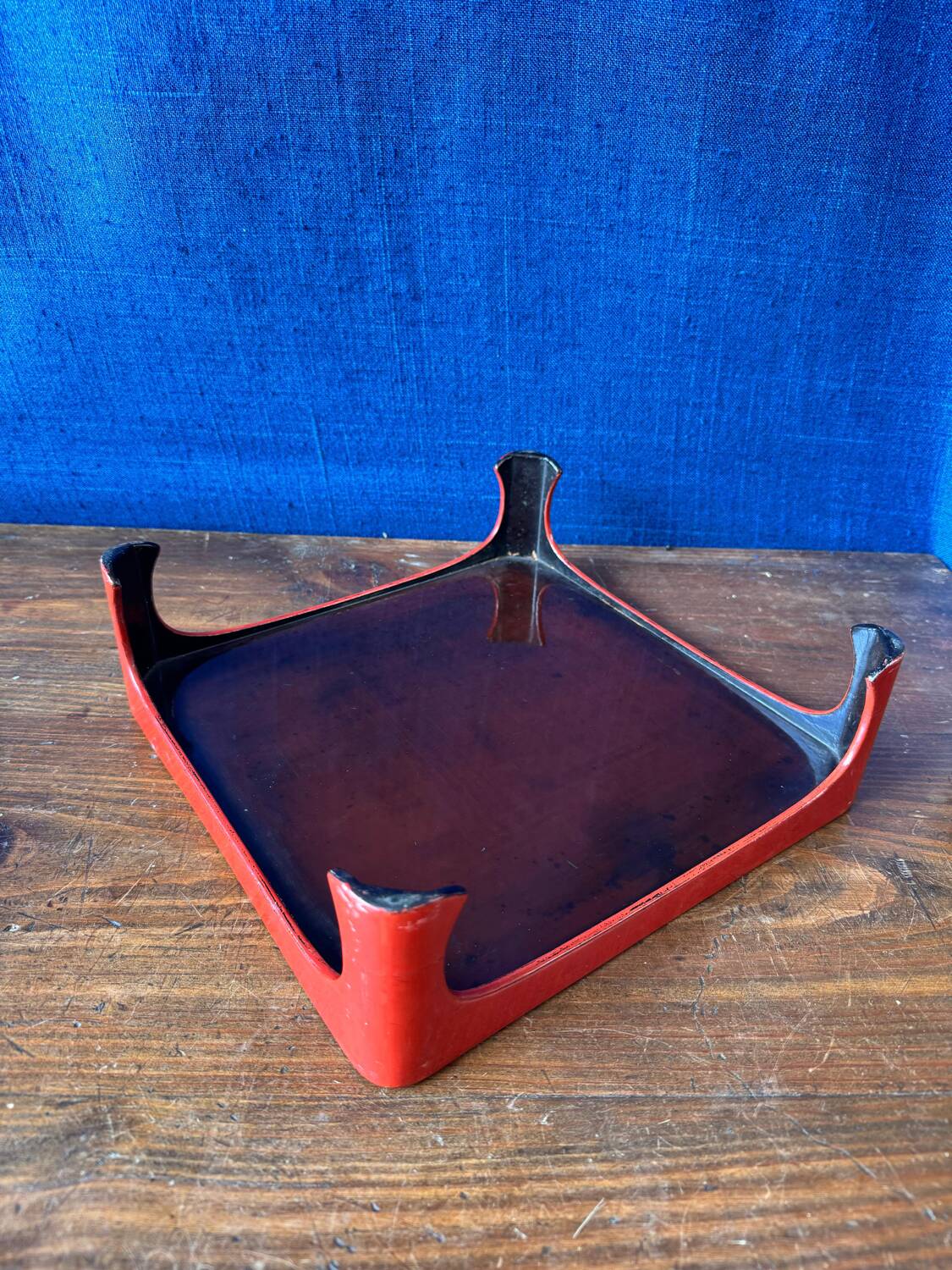 Pair of Japanese trays "Ozen" – Meiji period, circa 1890