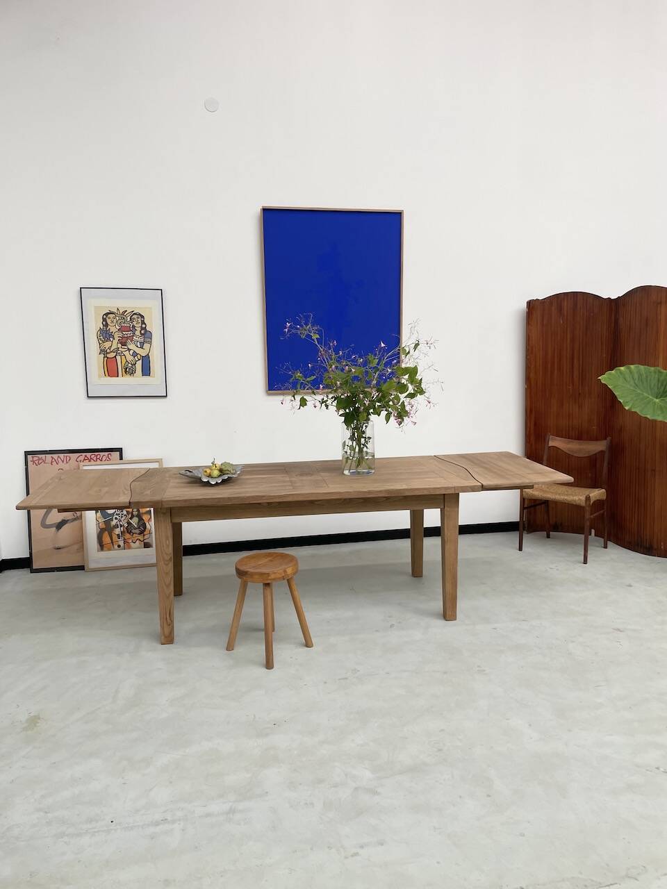 Oak farmhouse table 270 cm with extensions