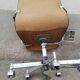 Vintage office chair yellow fabric