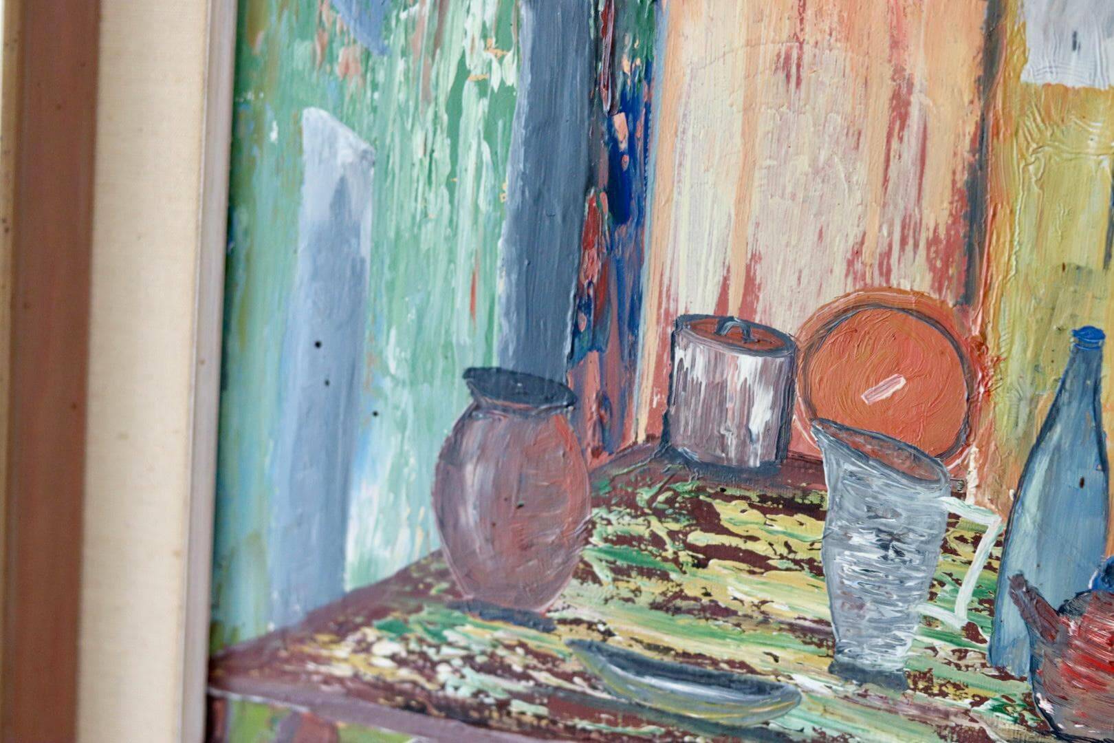 Table de nature morte de Gösta Nyberg (1913-1987)