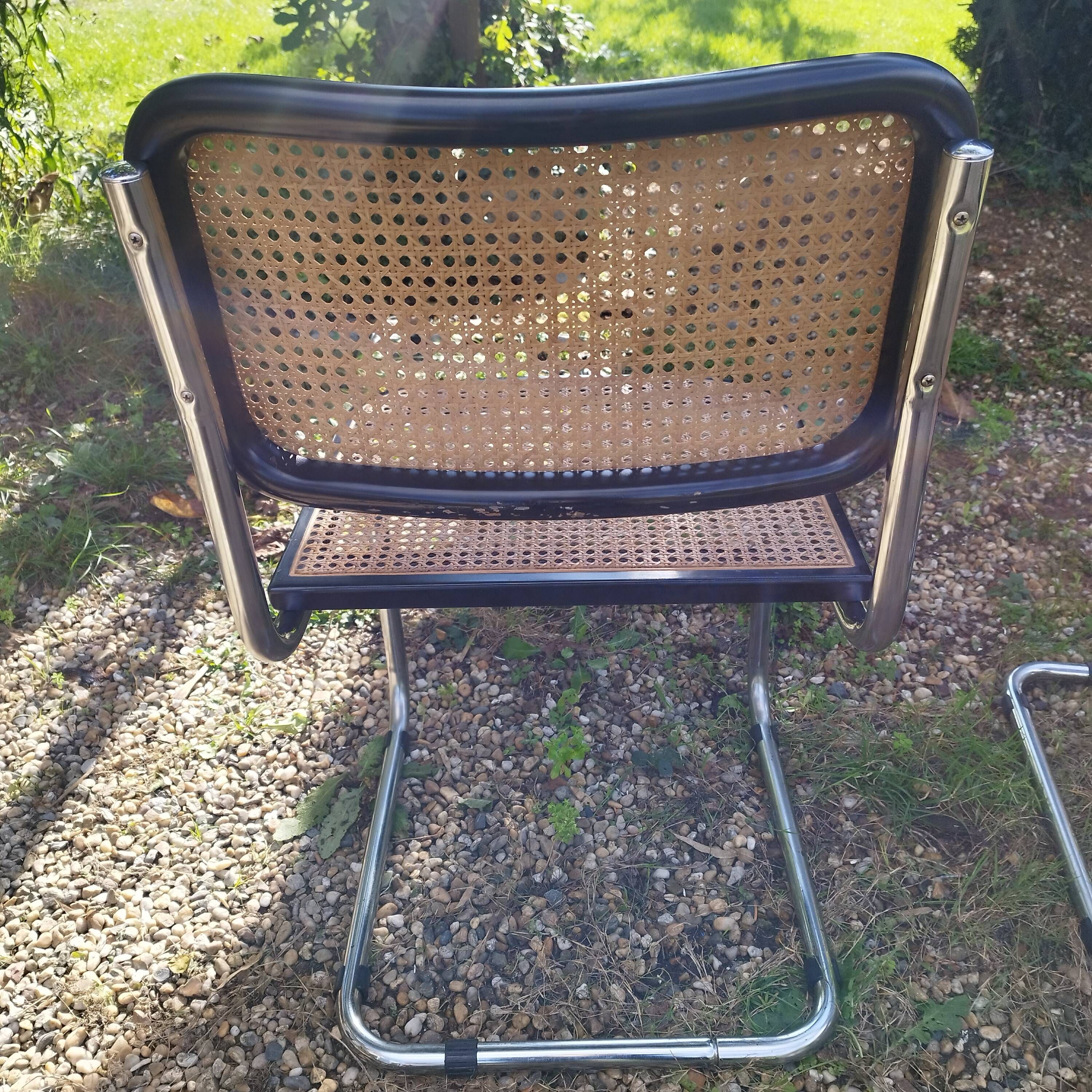 Vintage style chairs Cesca B32 Marcel Breuer