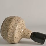 Mid-Century Modern Brown Speckled Stoneware Table Lamp by EGO, Sweden 1960s