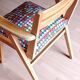 Restored bridge office chair with vintage 1950s splayed legs.