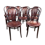 Set of 9 bistro chairs