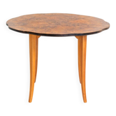 Table d'appoint en bouleau, Suède, années 1940