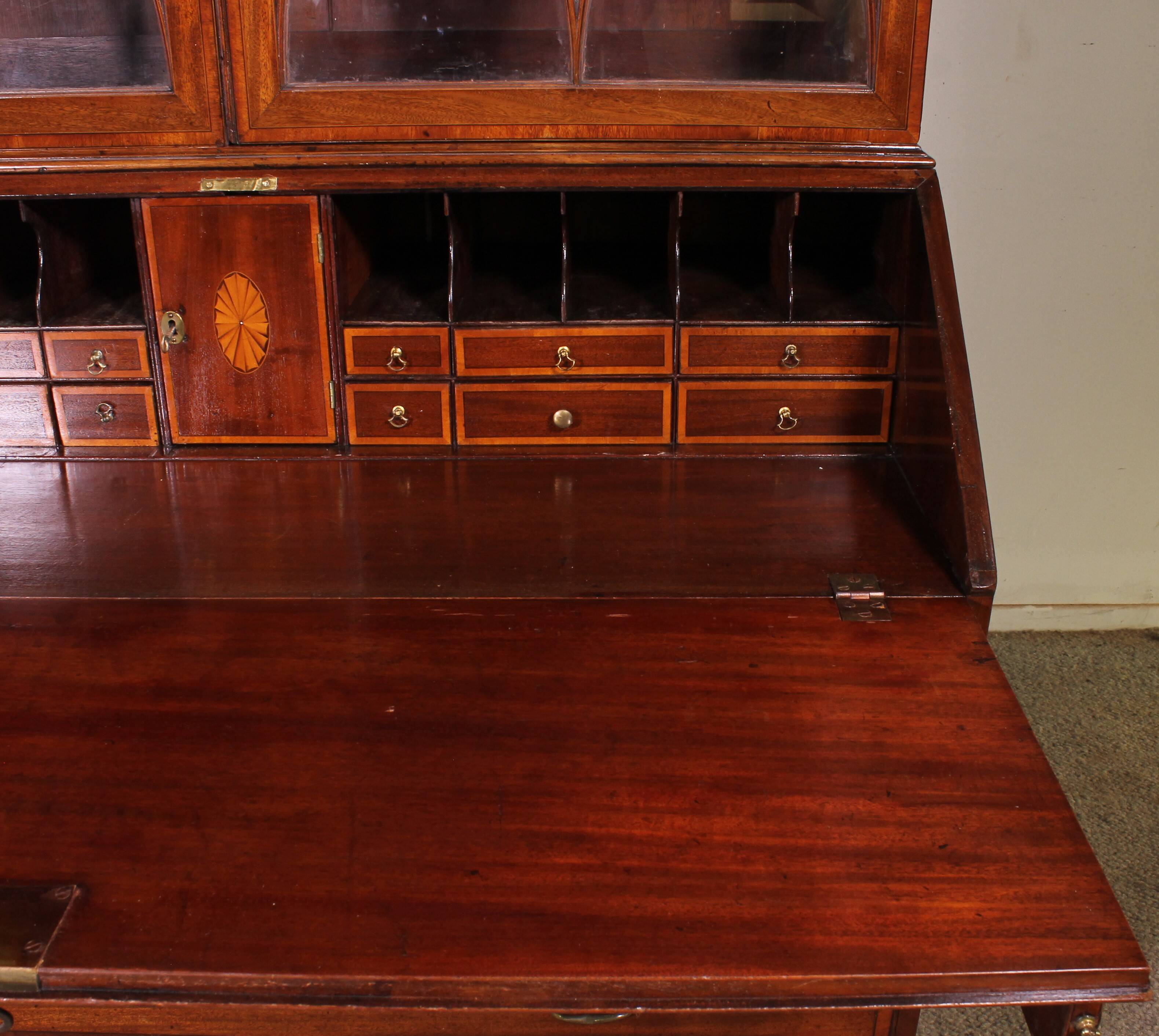 18th Century Mahogany Secretary - England