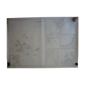 Carte archipel des Galapagos archipel