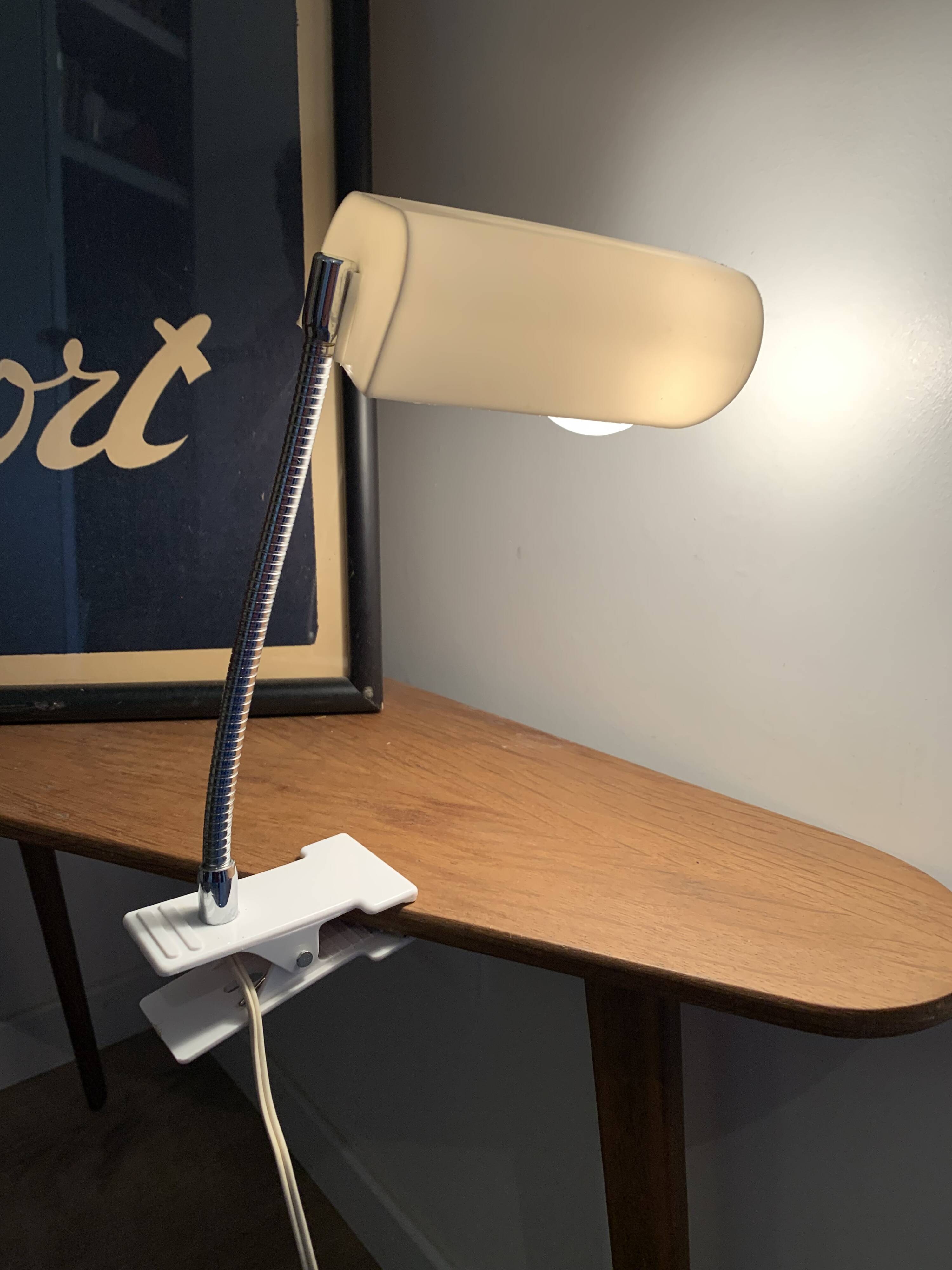 Vintage clip lamp 1970