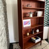 Vintage Scandinavian teak bookcase