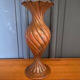 Copper vase in the style of Egidio Casagrande brassware foot shower