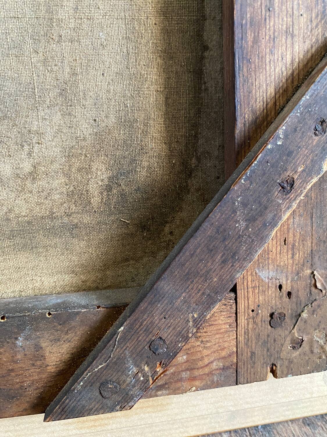 Portrait old soldier 19th