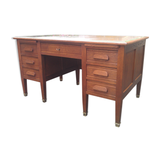 Bureau vintage en chêne massif année 40/50