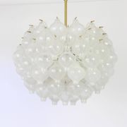 Glass Tulipan chandelier by Kalmar, Austria, 1960s