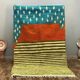 Handcrafted Berber rug in pure natural wool, size 150 x 250 cm