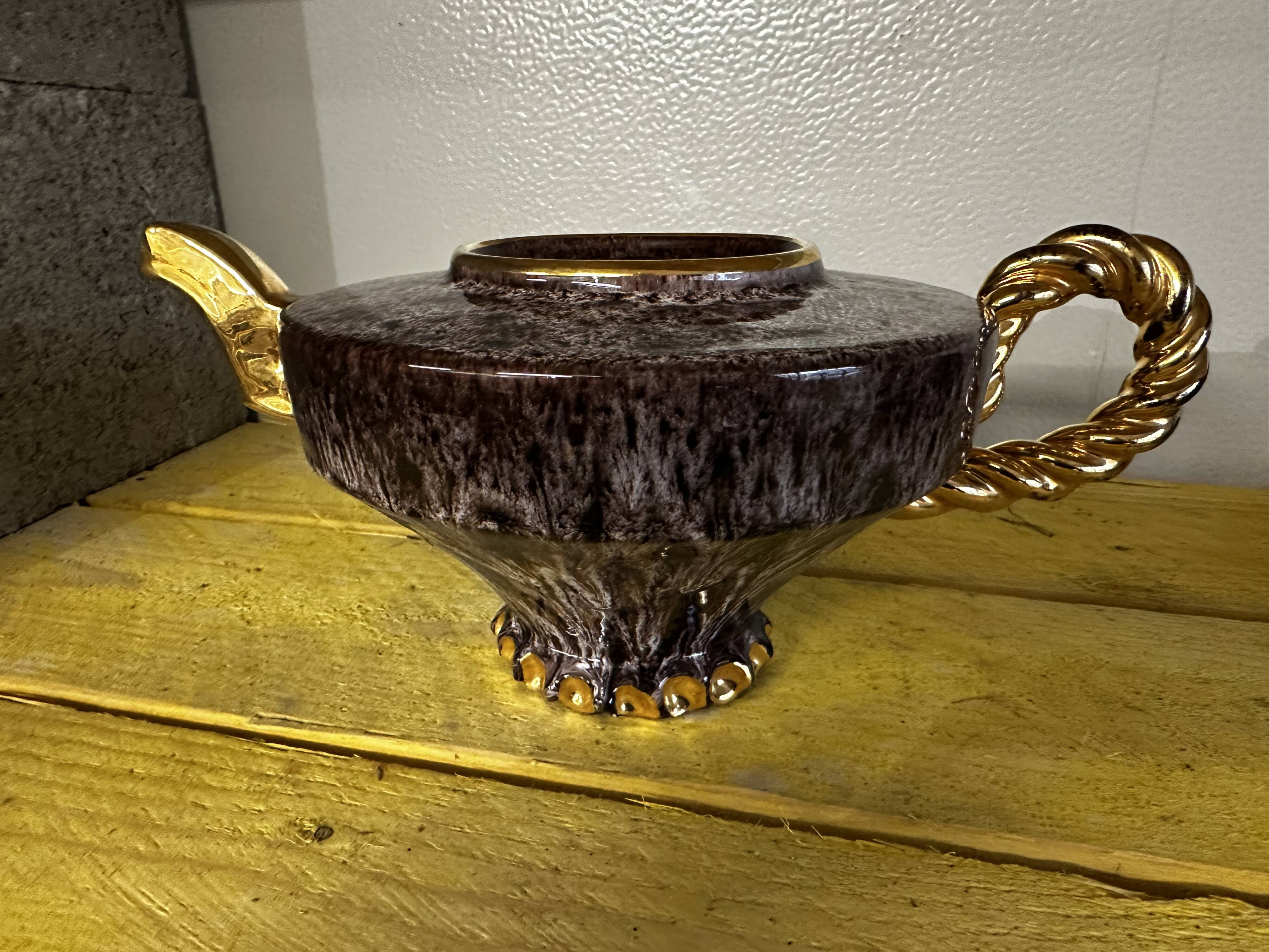 Ceramic milk jug from Vallauris by Marius Giuge