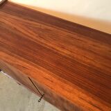 Low buffet vintage 1960 walnut blond