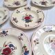 Vintage Sarreguemines agreste plates