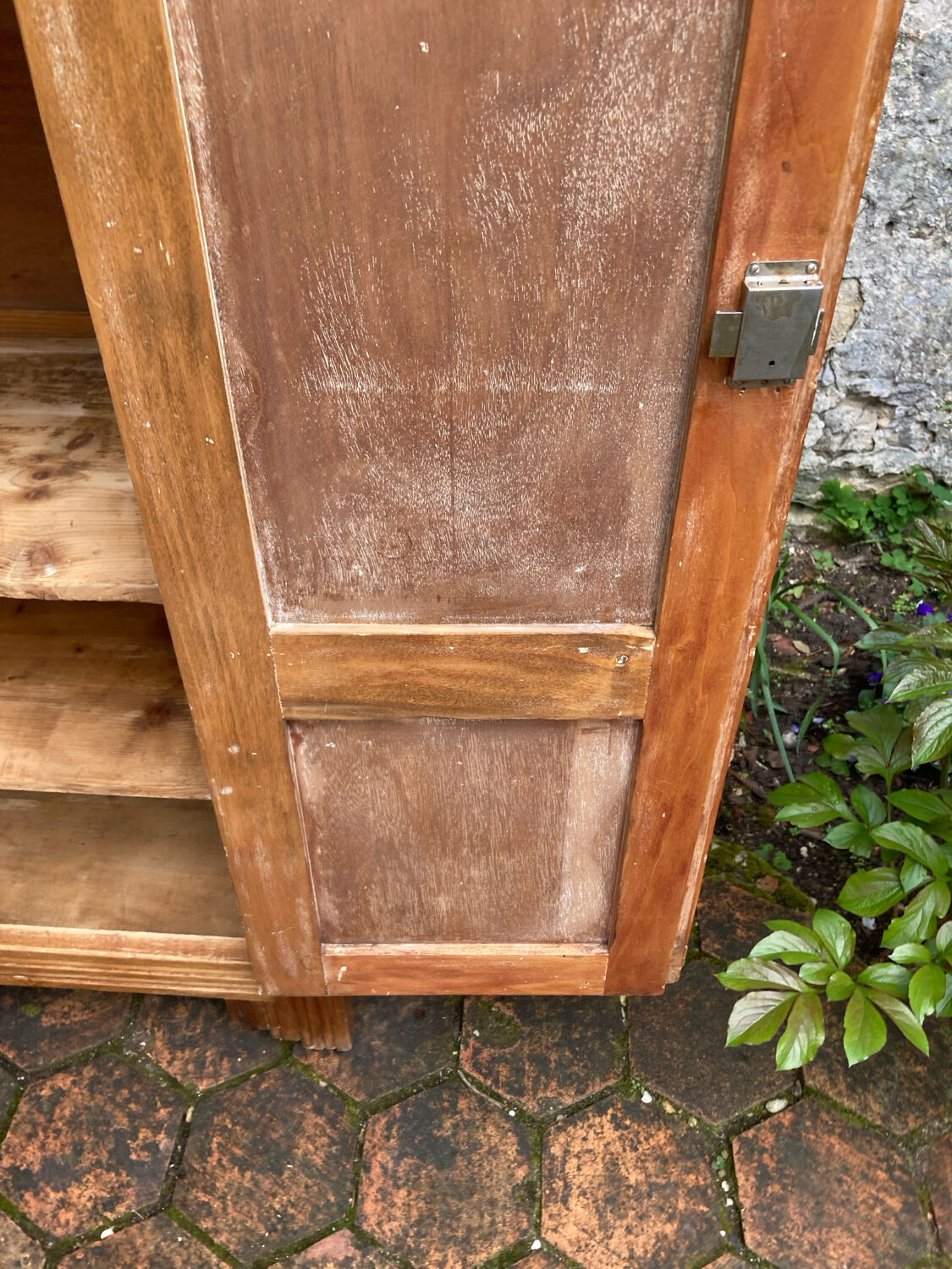 Small antique wardrobe in Art Deco style