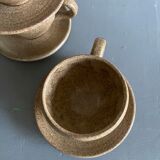 Four ceramic cups