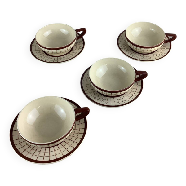Tasses & Soucoupes anciennes Longchamp