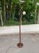 Vintage copper halogen floor lamp with braided arms