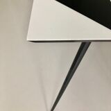 Pair of wooden and backelite table