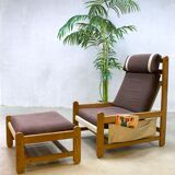 Armchair and footrest Scandinavian