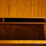 Chest of drawers in varnished blond cherry wood. 1960s.